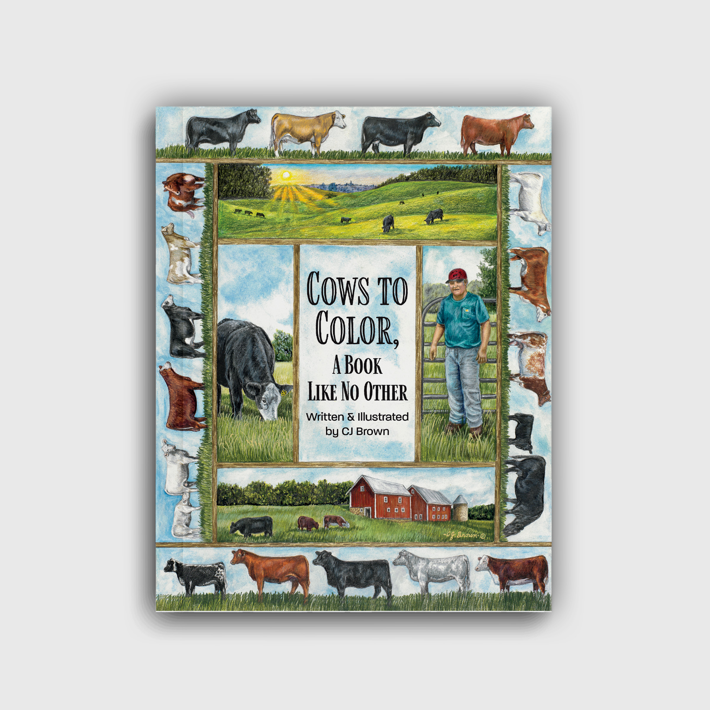Cows to Color - C.J. Brown Studios